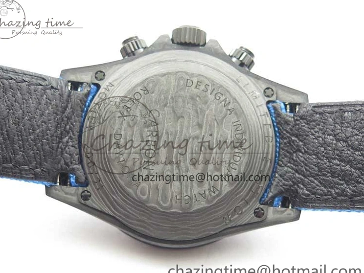 AAA Replica Watches on OMF DIW A Blue Dial Nylon 2844 Light Daytona Strap Blue Efficient Best Edition Light Carbon 0101